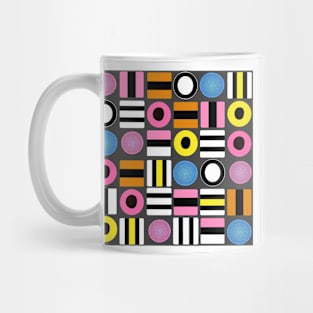 liquorice all sorts surface pattern Mug